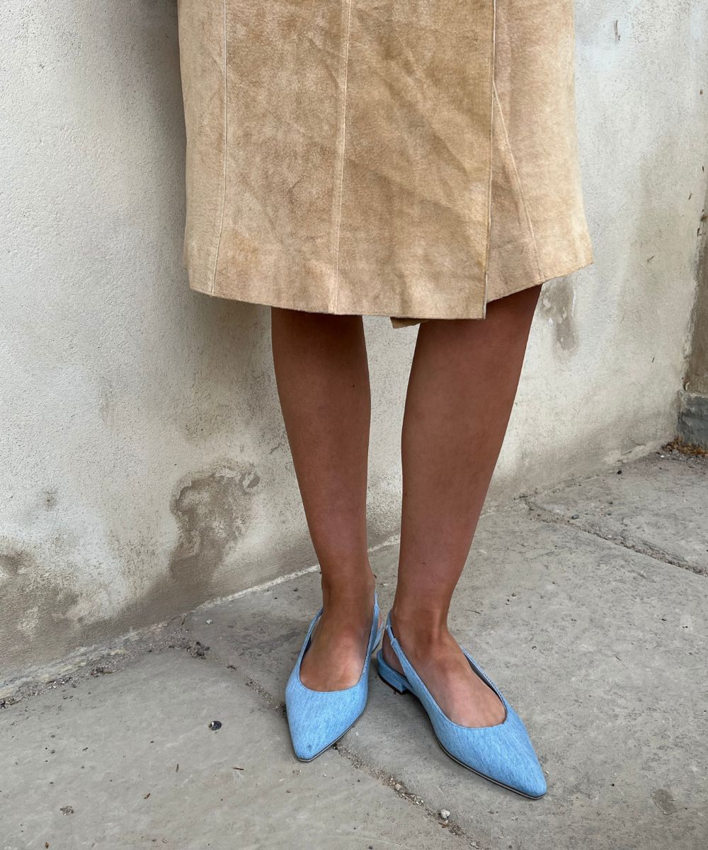 Gilda slingback, jeans