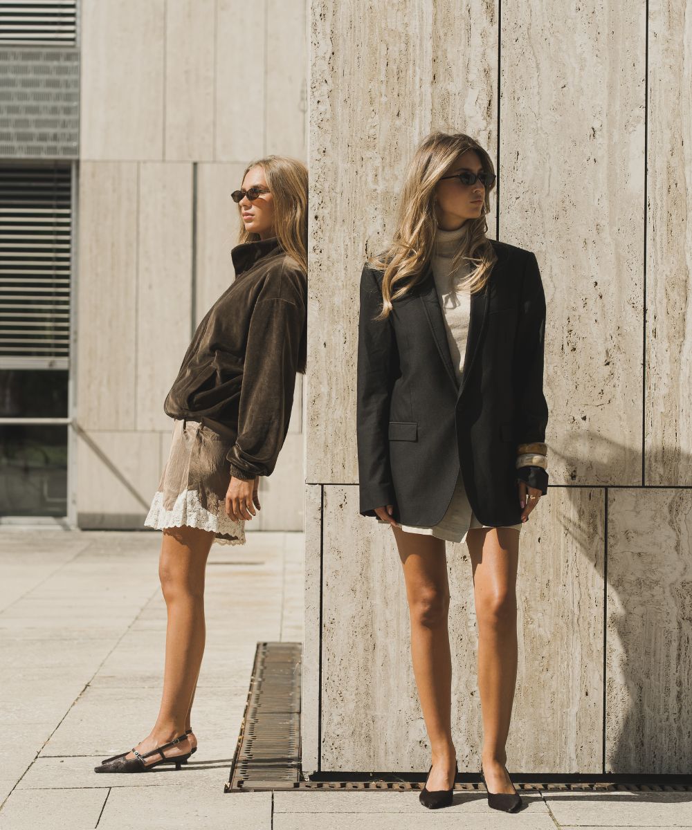 Elenne 35 slingback stiletter, mørkebrun kopels