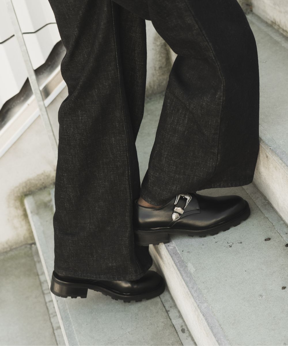 Chia loafers, sort læder