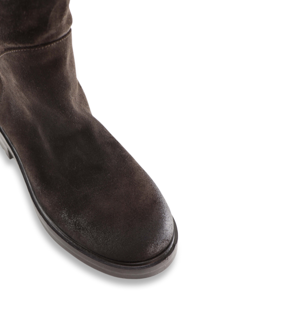 Alva II støvler, mørkebrun ruskind