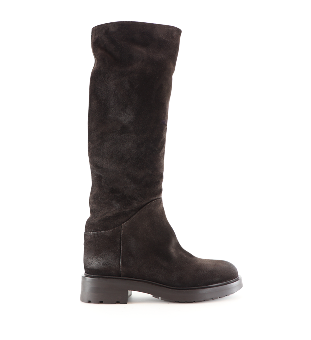 Alva II støvler, mørkebrun ruskind