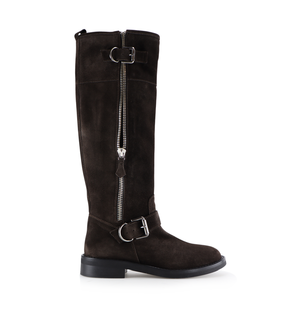 Andra støvler, Mørkebrun ruskind