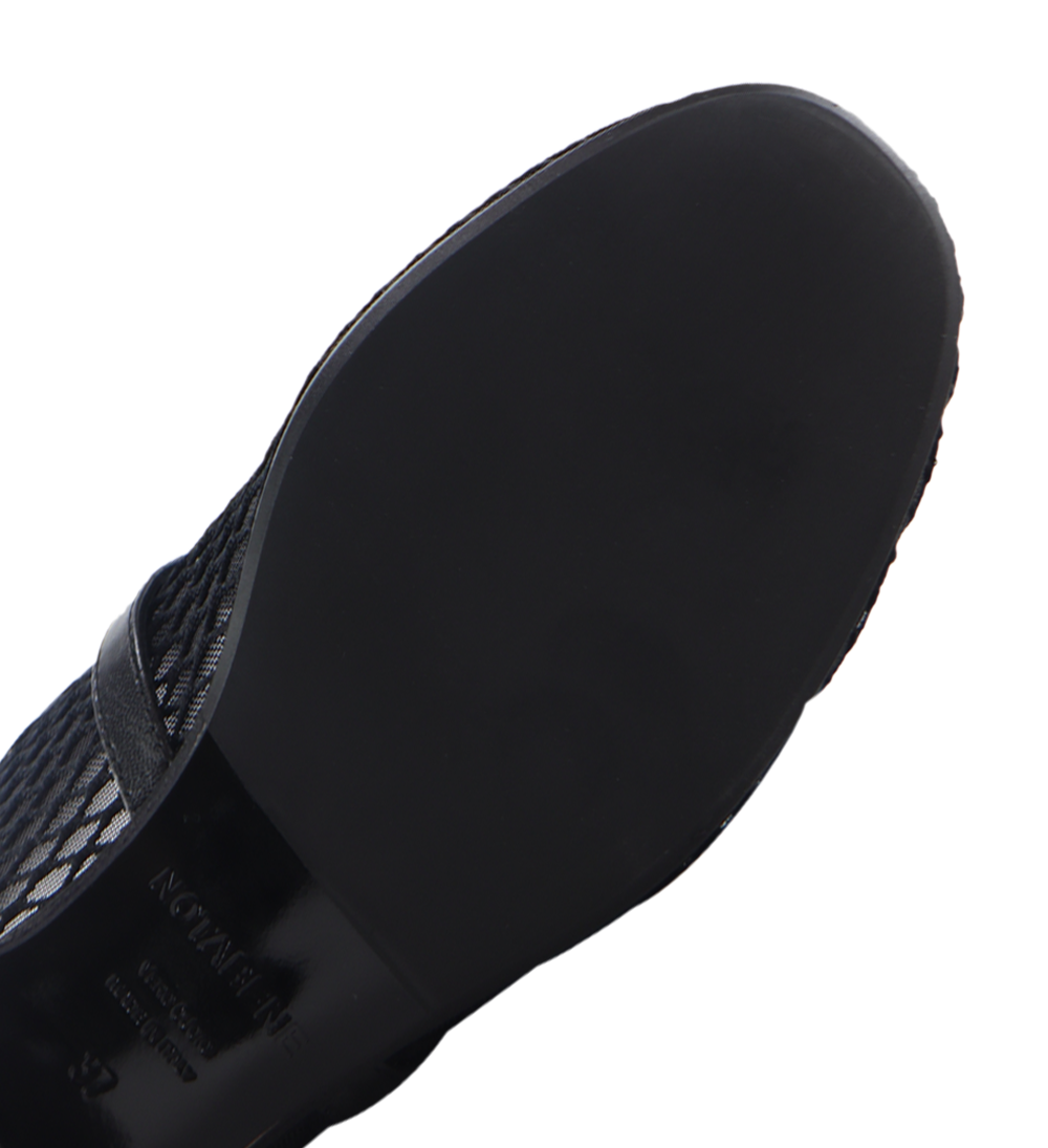 Papillion ballerina, black mesh