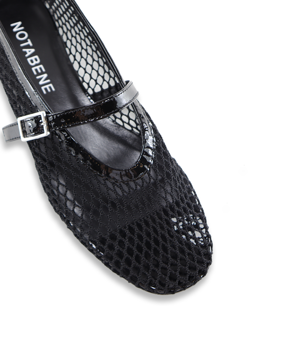 Papillion ballerina, sort net