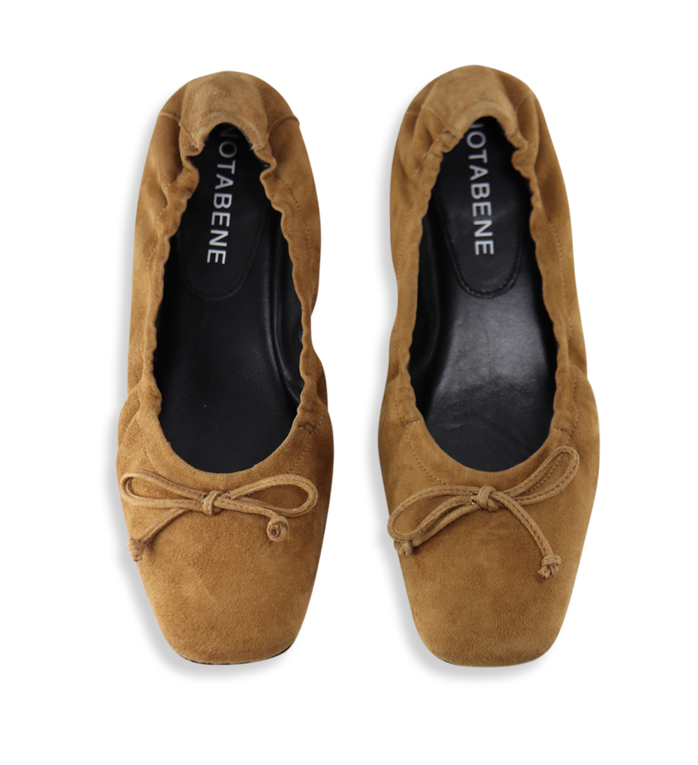 Brigitte Ballerina, camel ruskind
