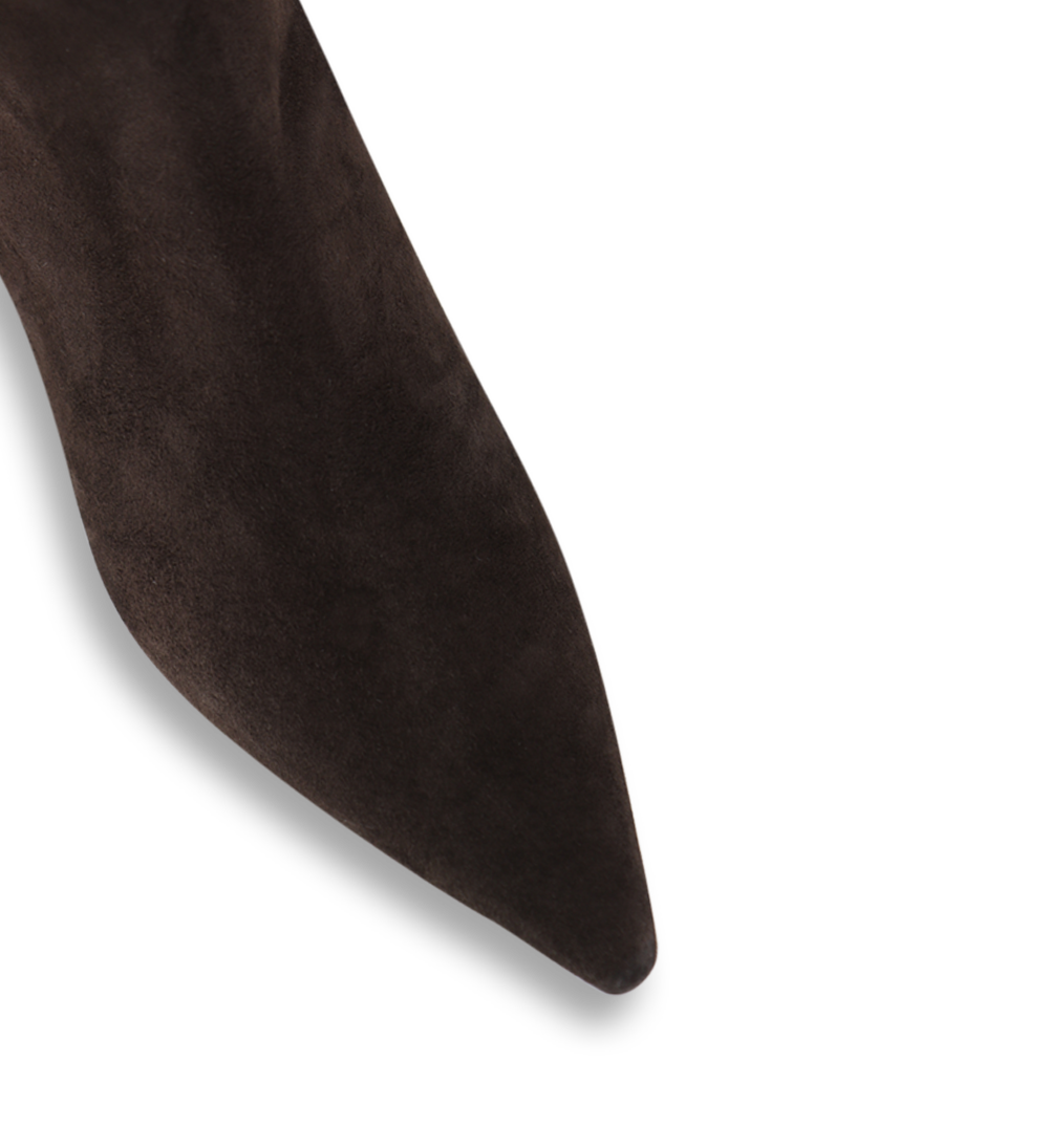 Brisa 45 støvler, mørkebrun ruskind