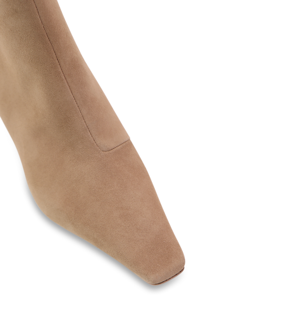 Elly 35 støvler, camel ruskind
