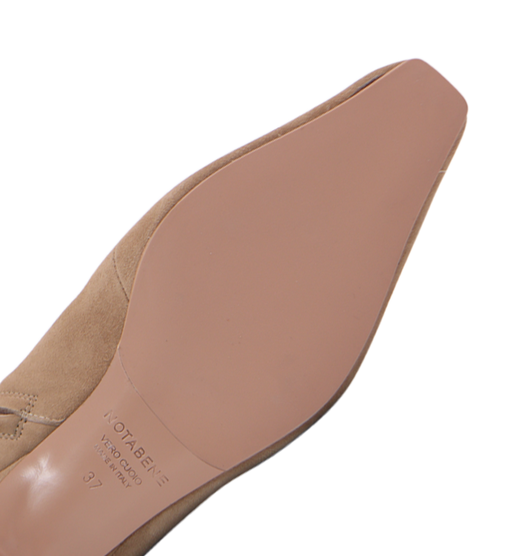 Elly 35 støvler, camel ruskind