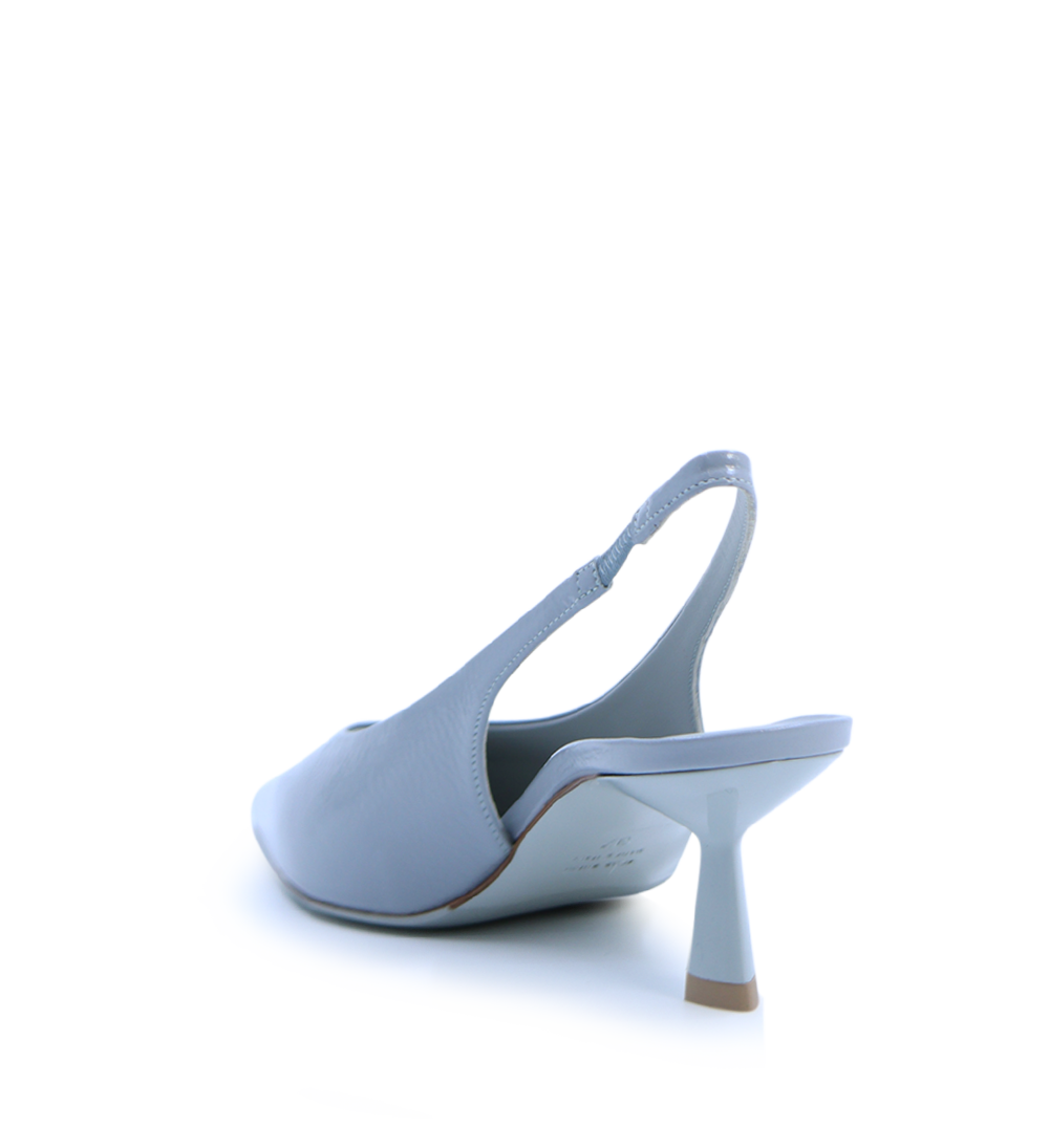 Emmely low 50 slingback stilettos, blue patent