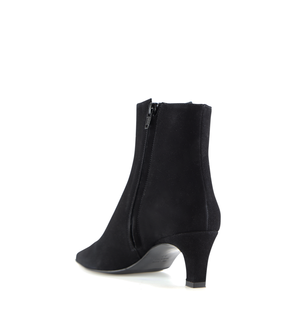 Fausta 50 støvler, sort ruskind