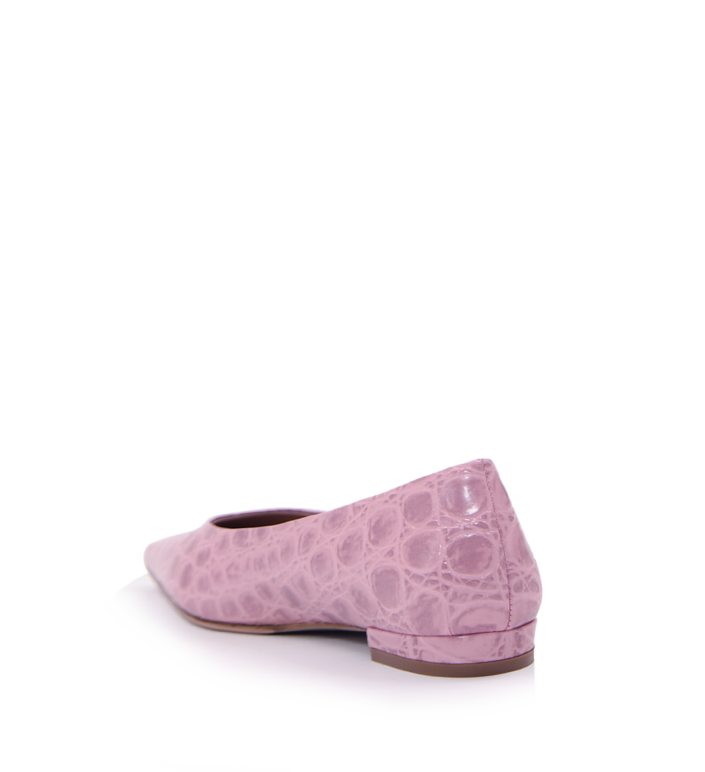 Gisla ballerina, lyserød croco