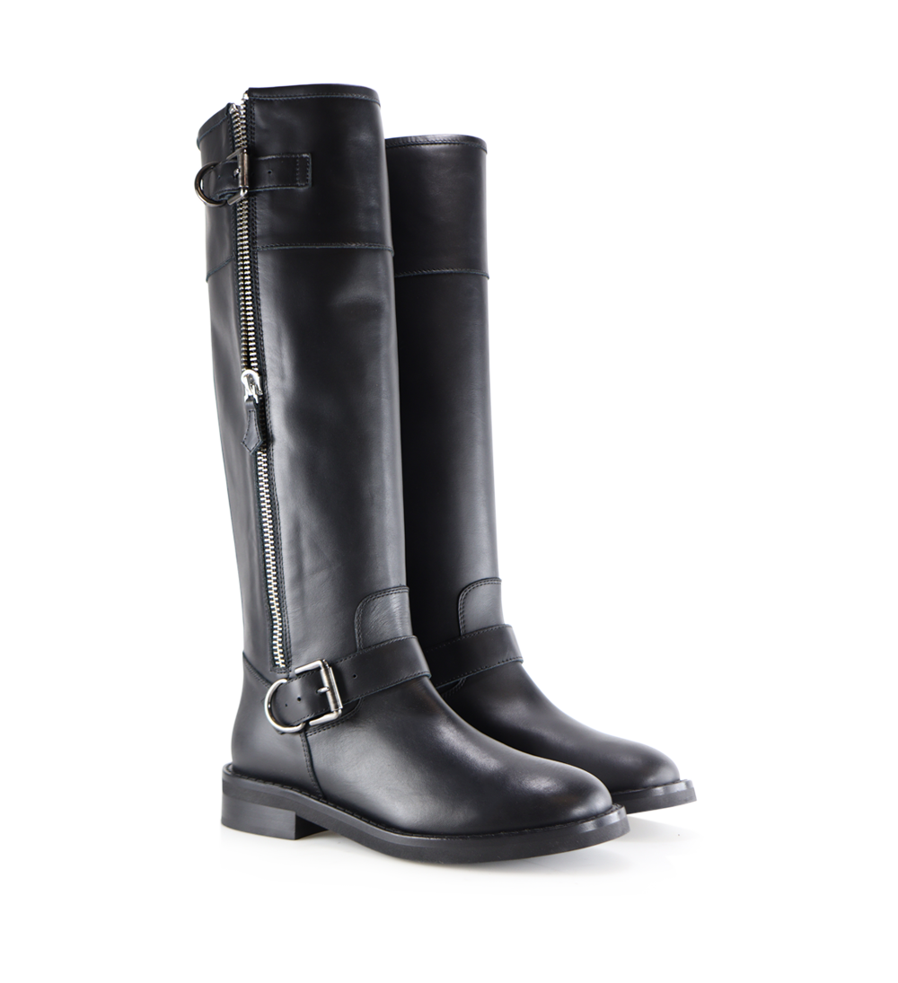 Andra boots, black leather