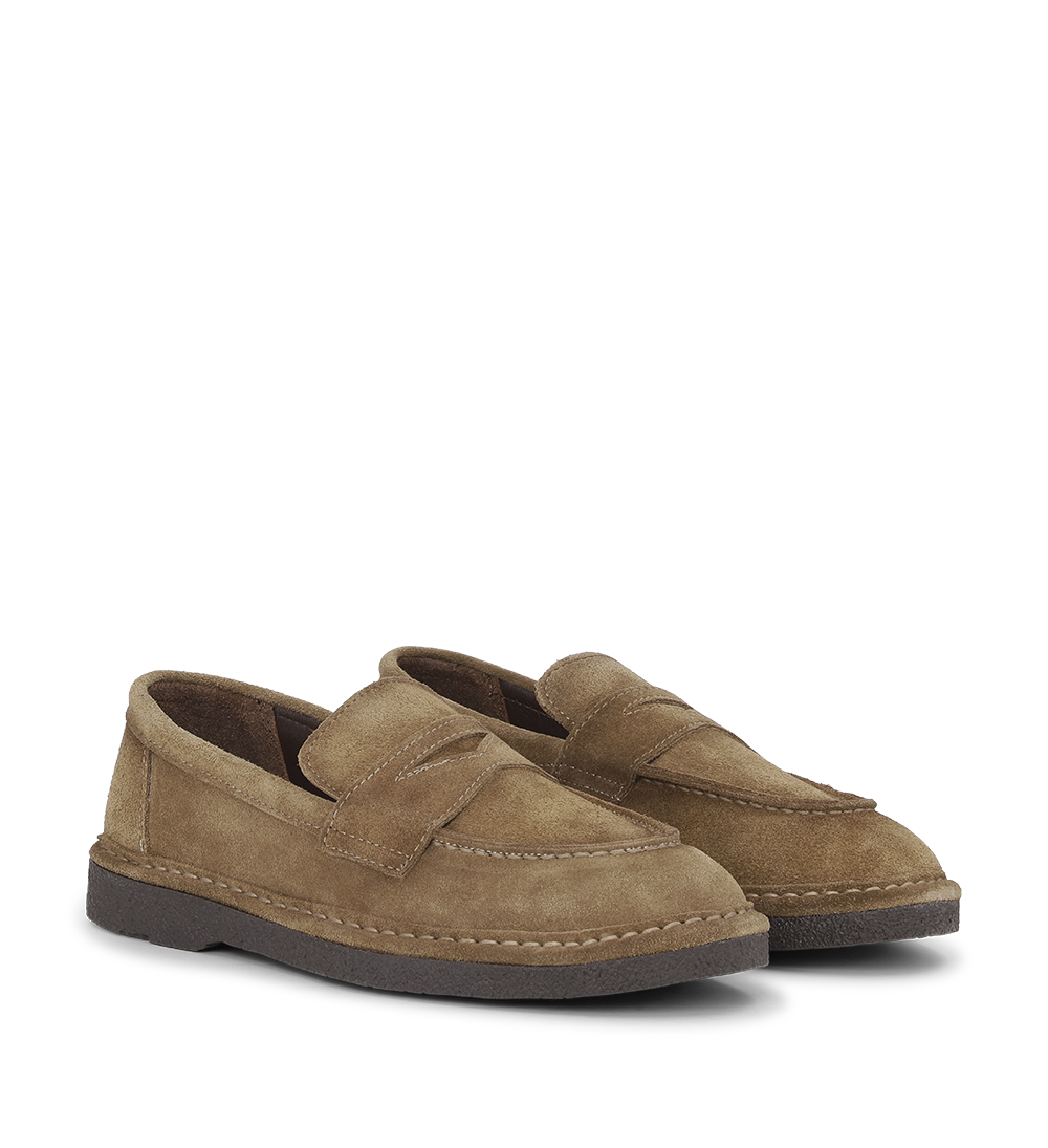 Lunelle loafers, camel ruskind