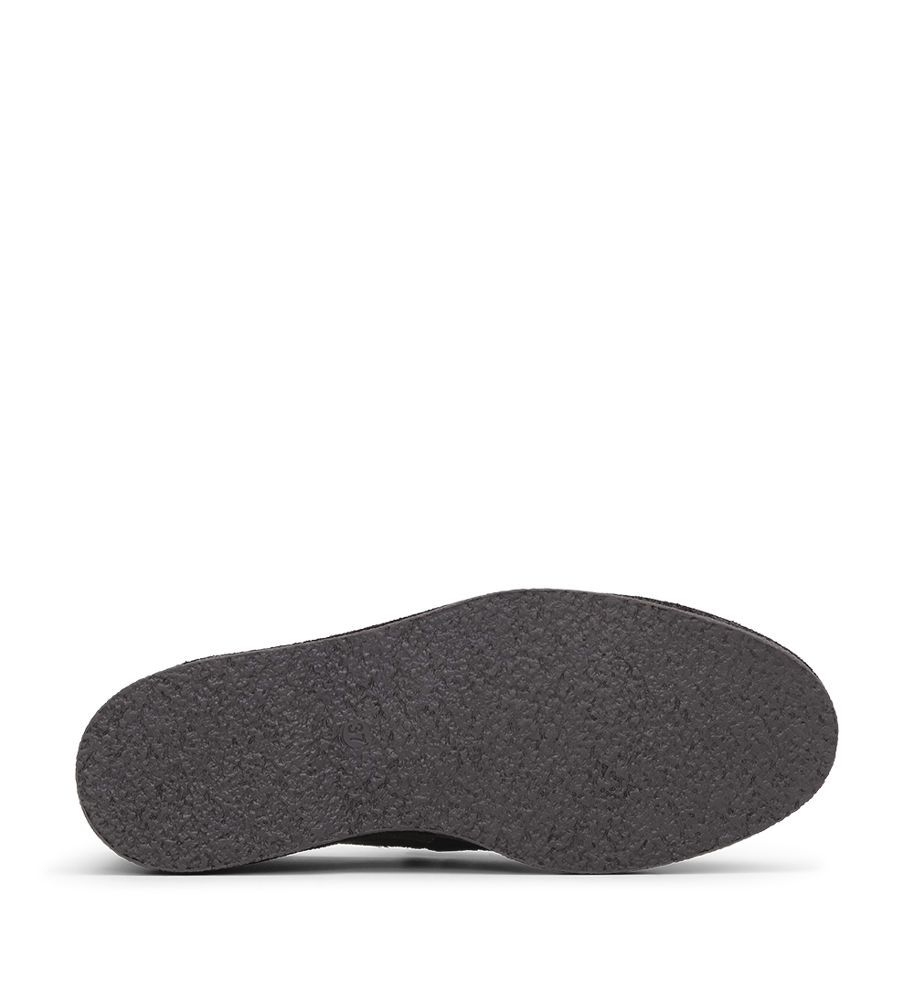Lunelle loafers, mørkebrun ruskind