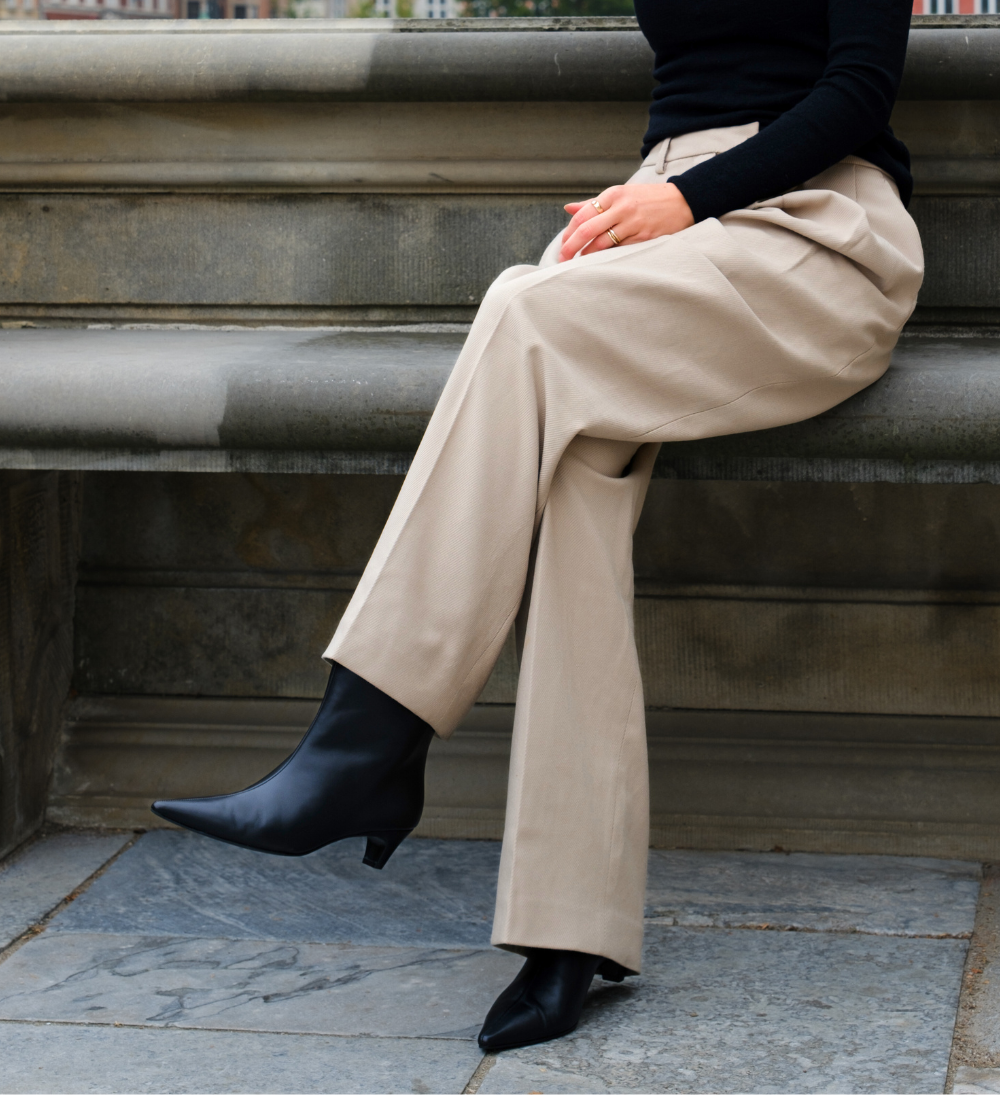 Brisa 45 støvler, sort læder