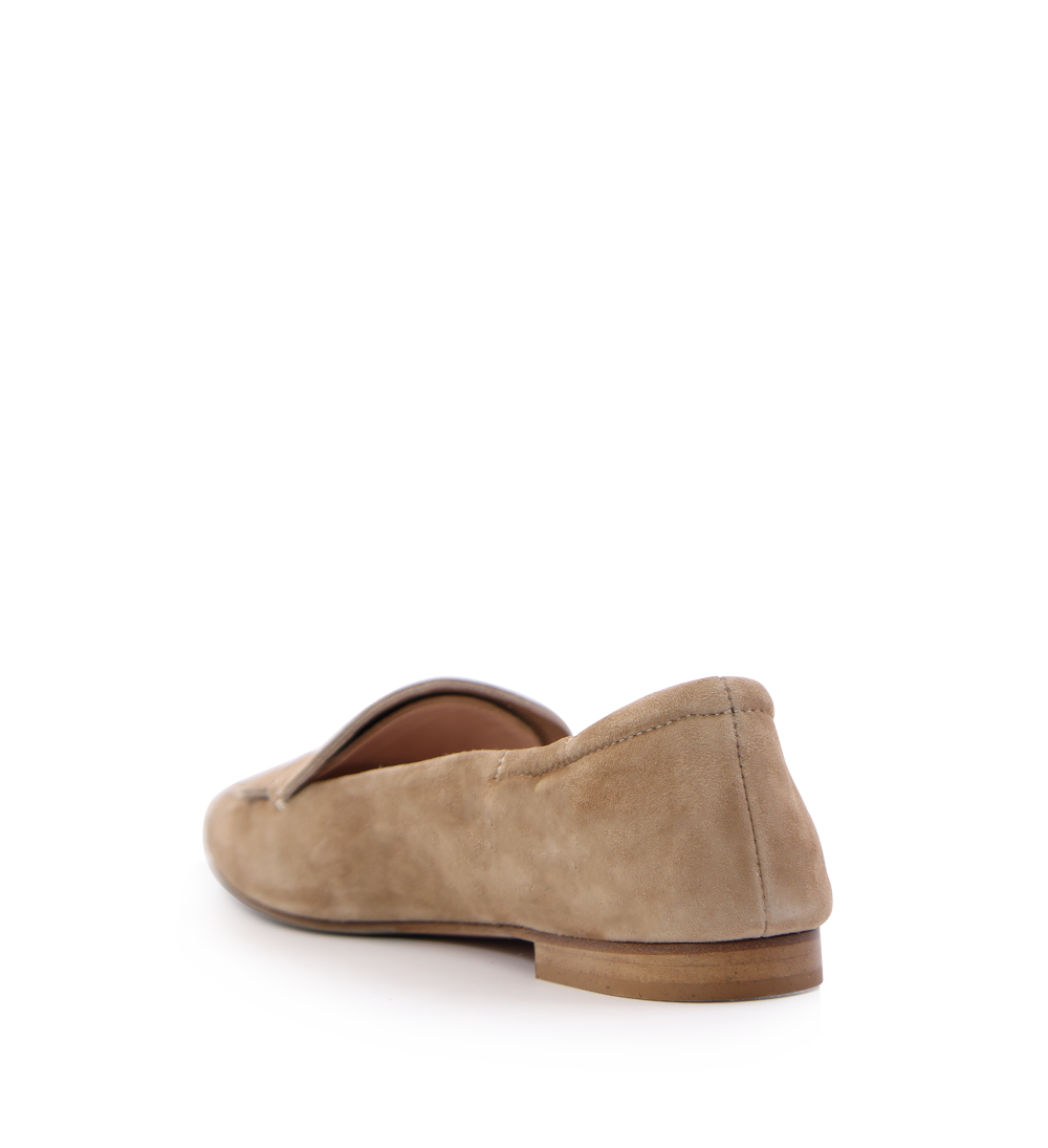 Romy II loafers, camel ruskind