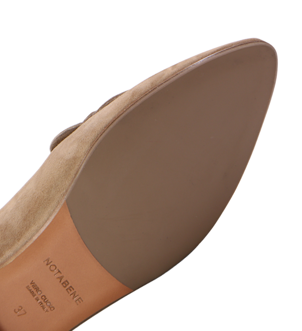 Romy II loafers, camel ruskind