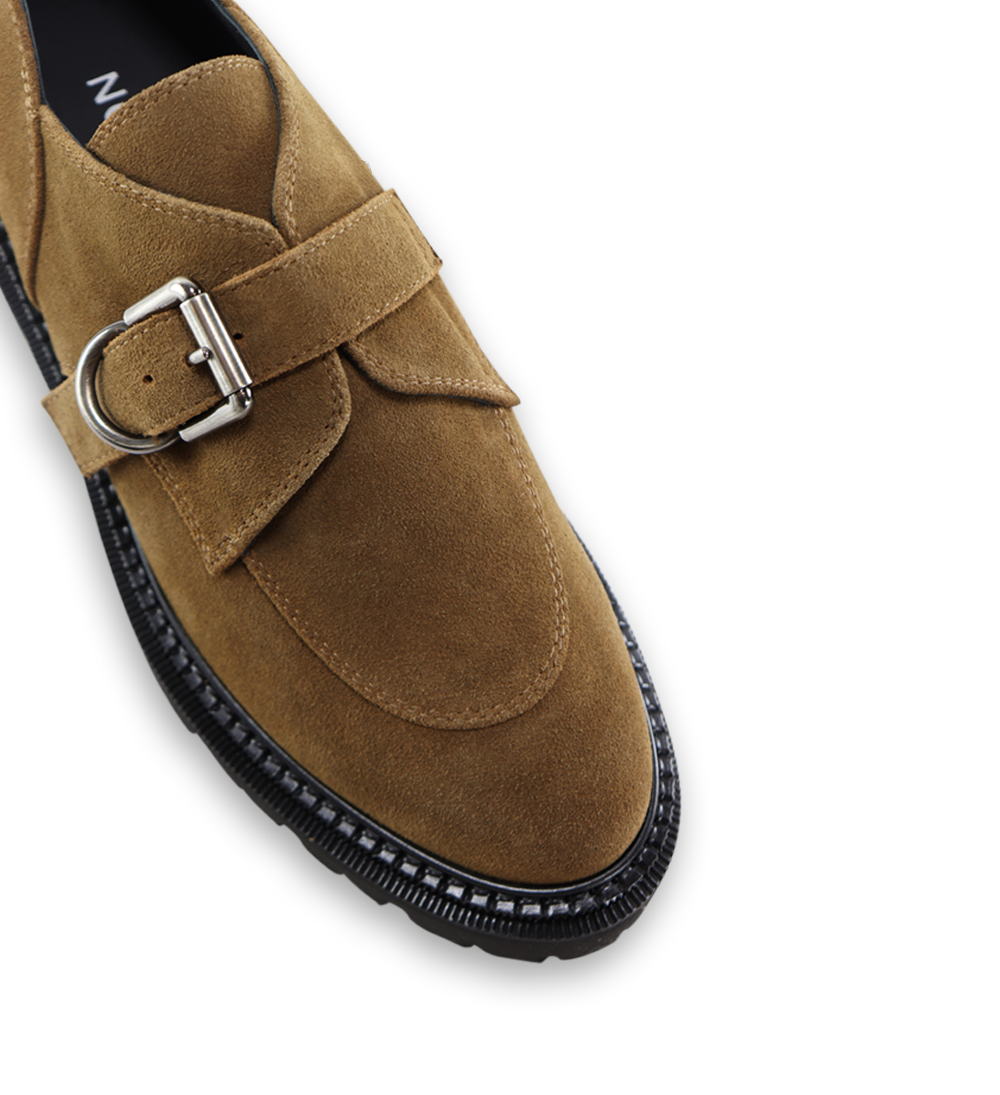 Tecla loafers, camel suede