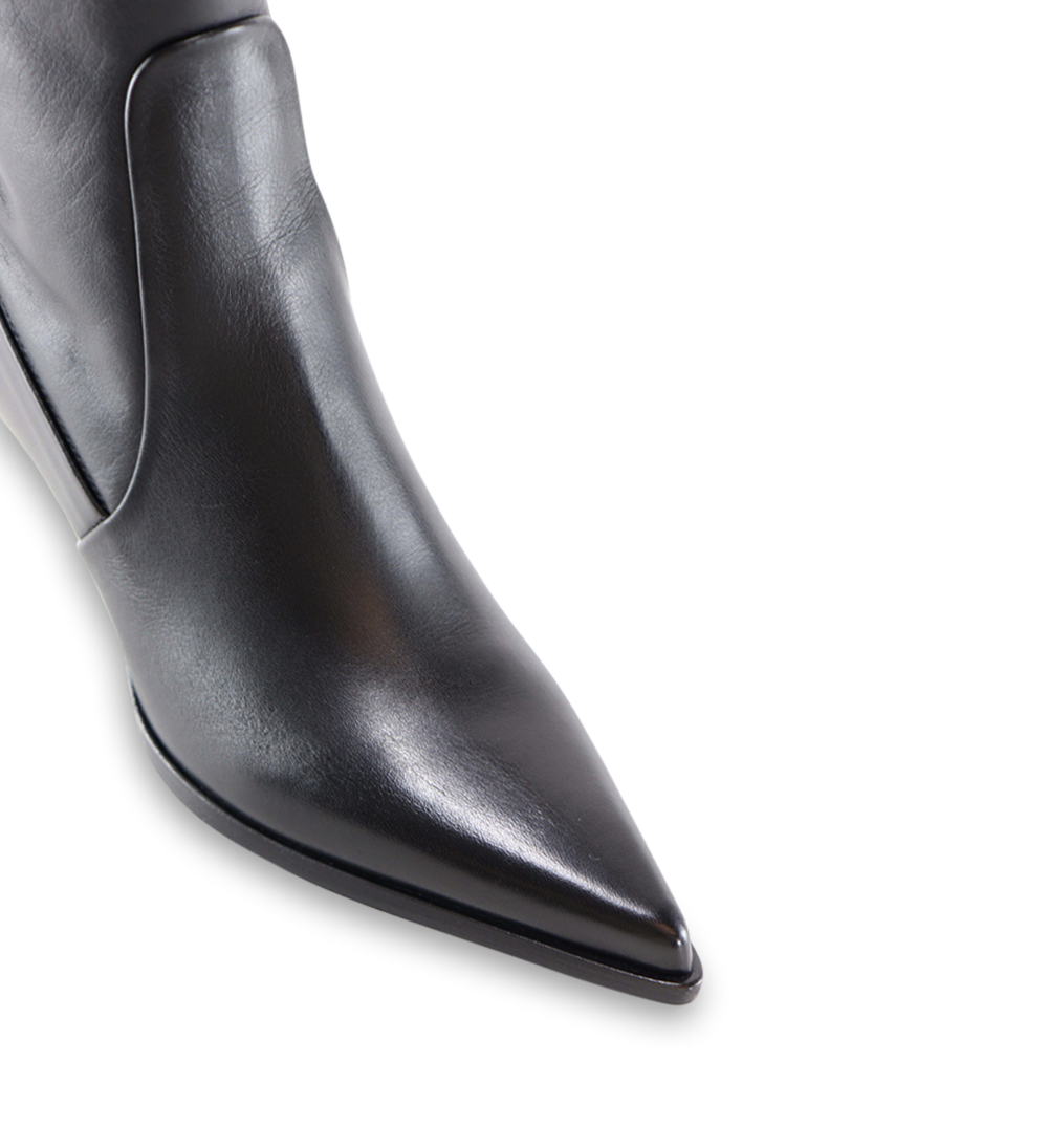 Yaz 50 støvler, sort læder