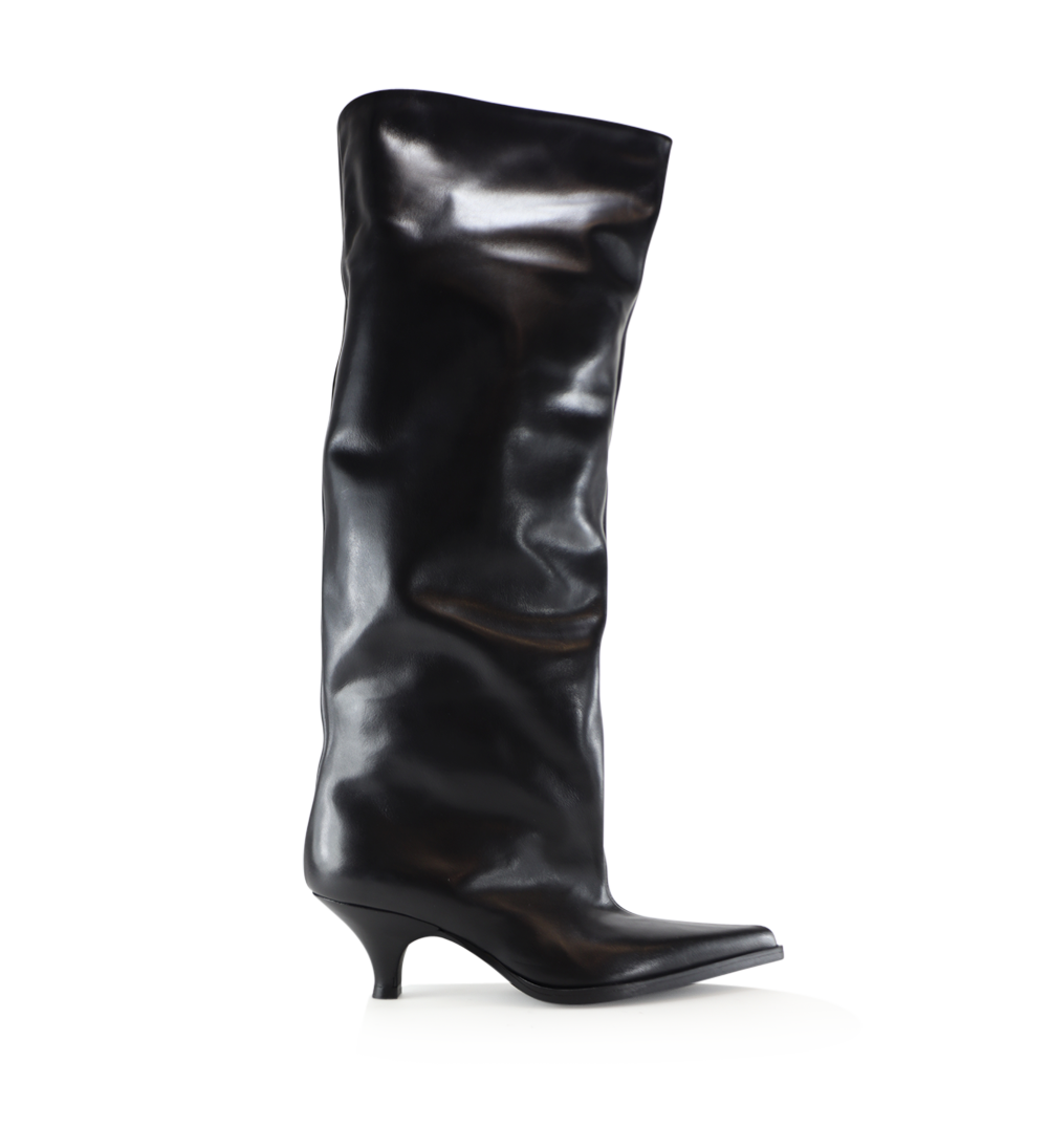 Yolanda 60 støvler, sort læder