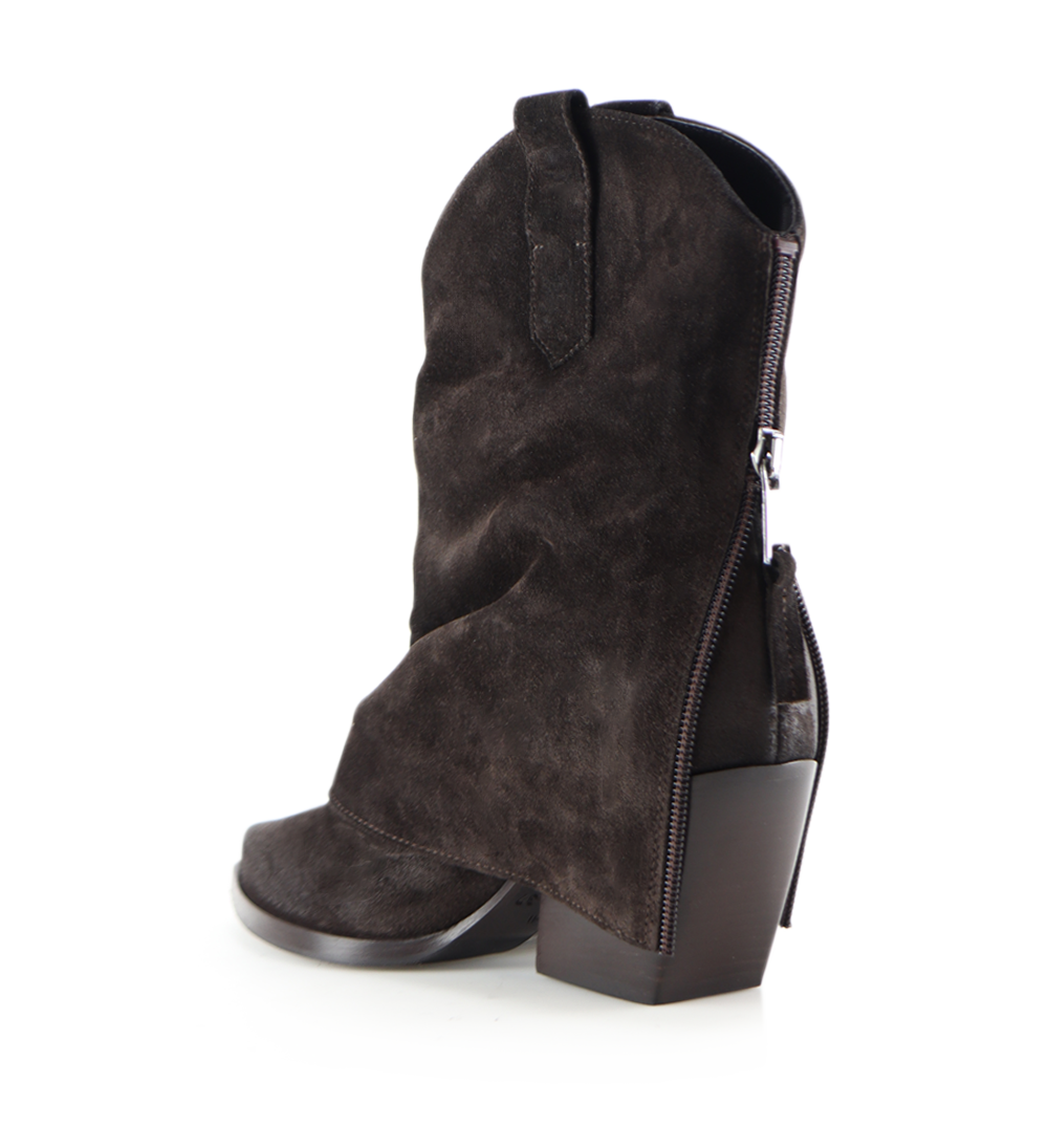 Zorro 60 boots, dark brown suede