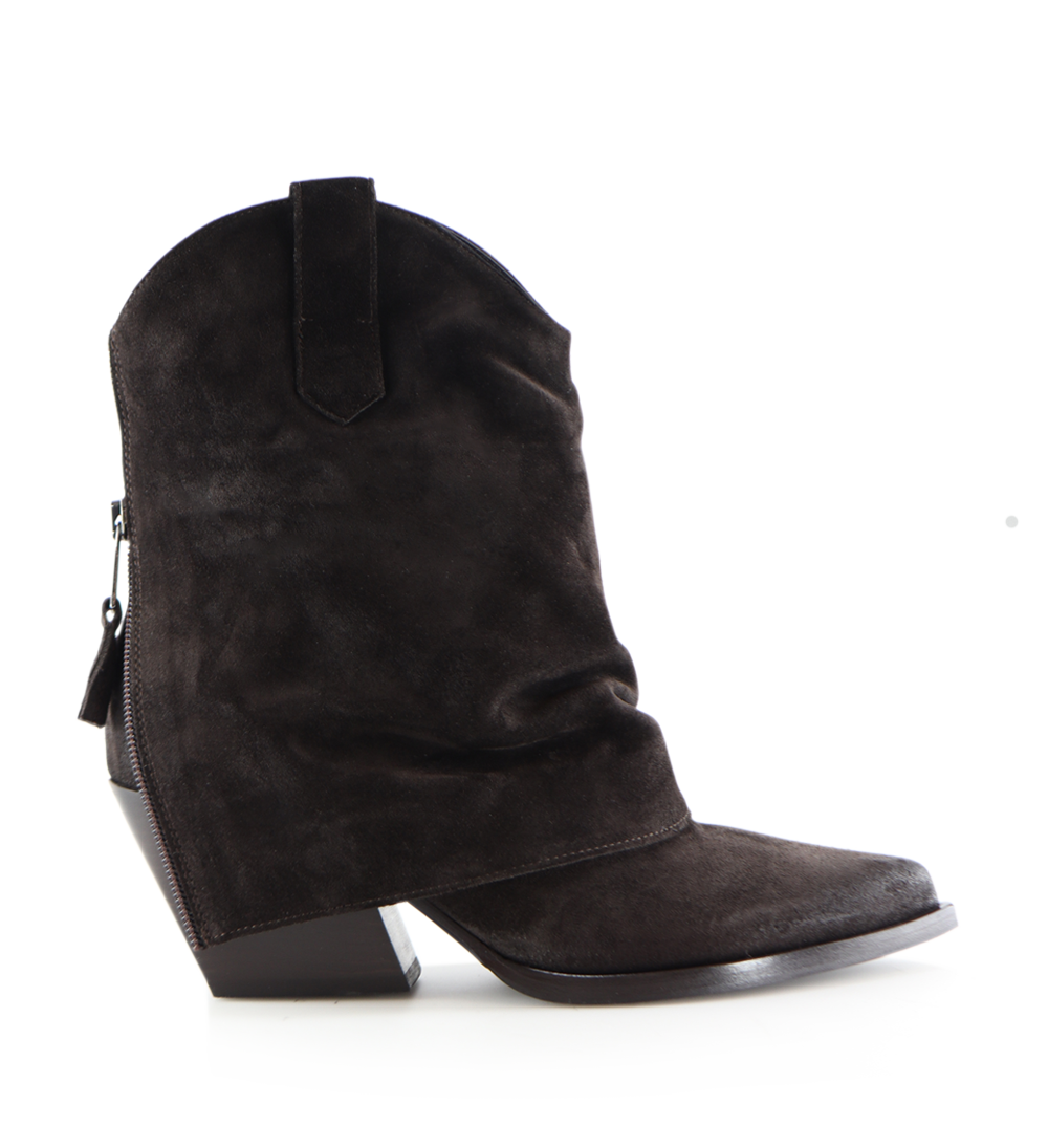 Zorro 60 støvler, mørkebrun ruskind