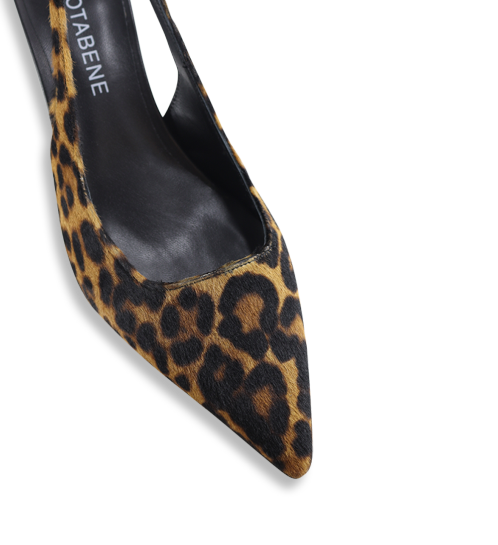 Elisa 50 slingback stiletter, leopard
