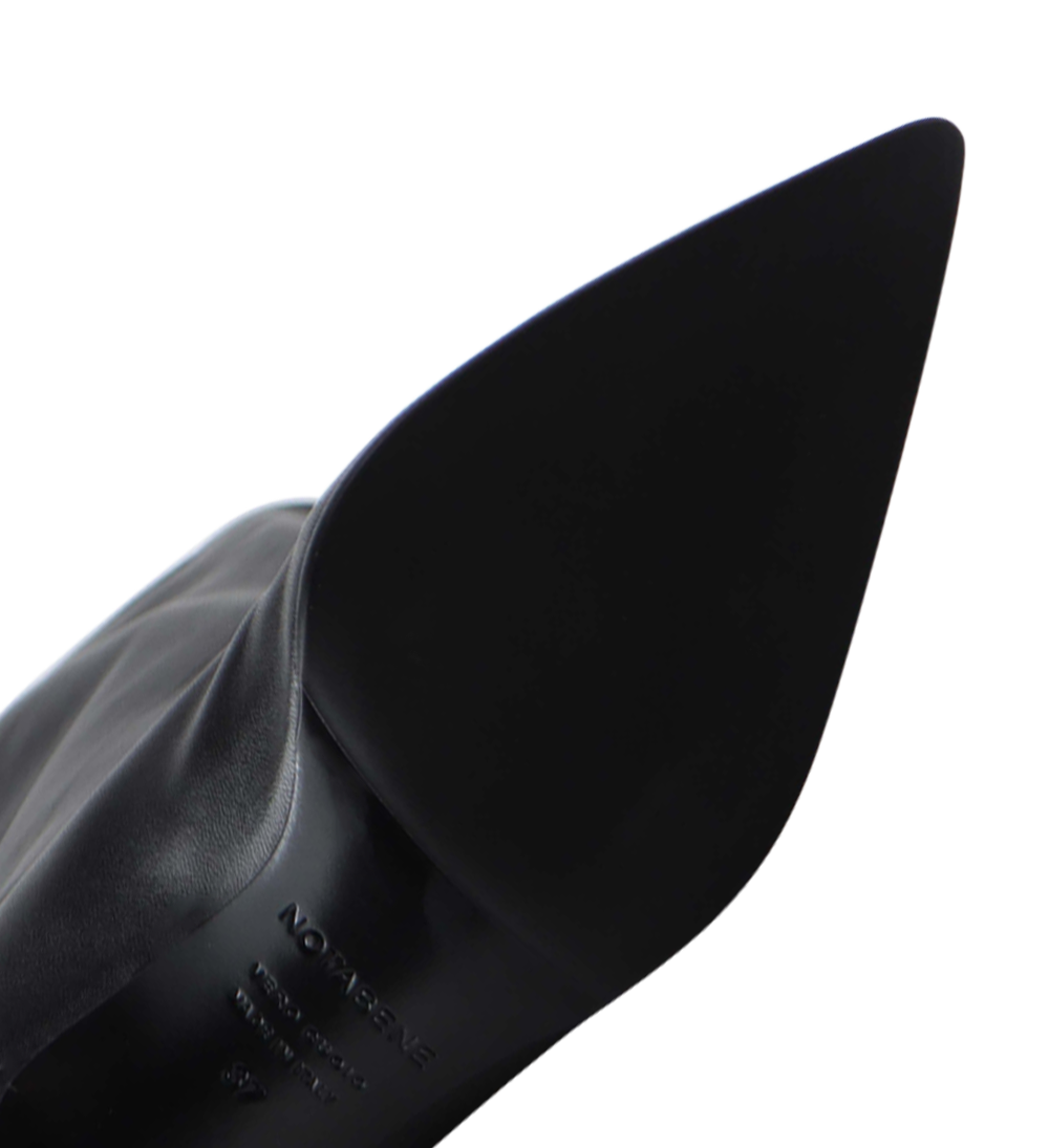 Greer 40 boots, black leather