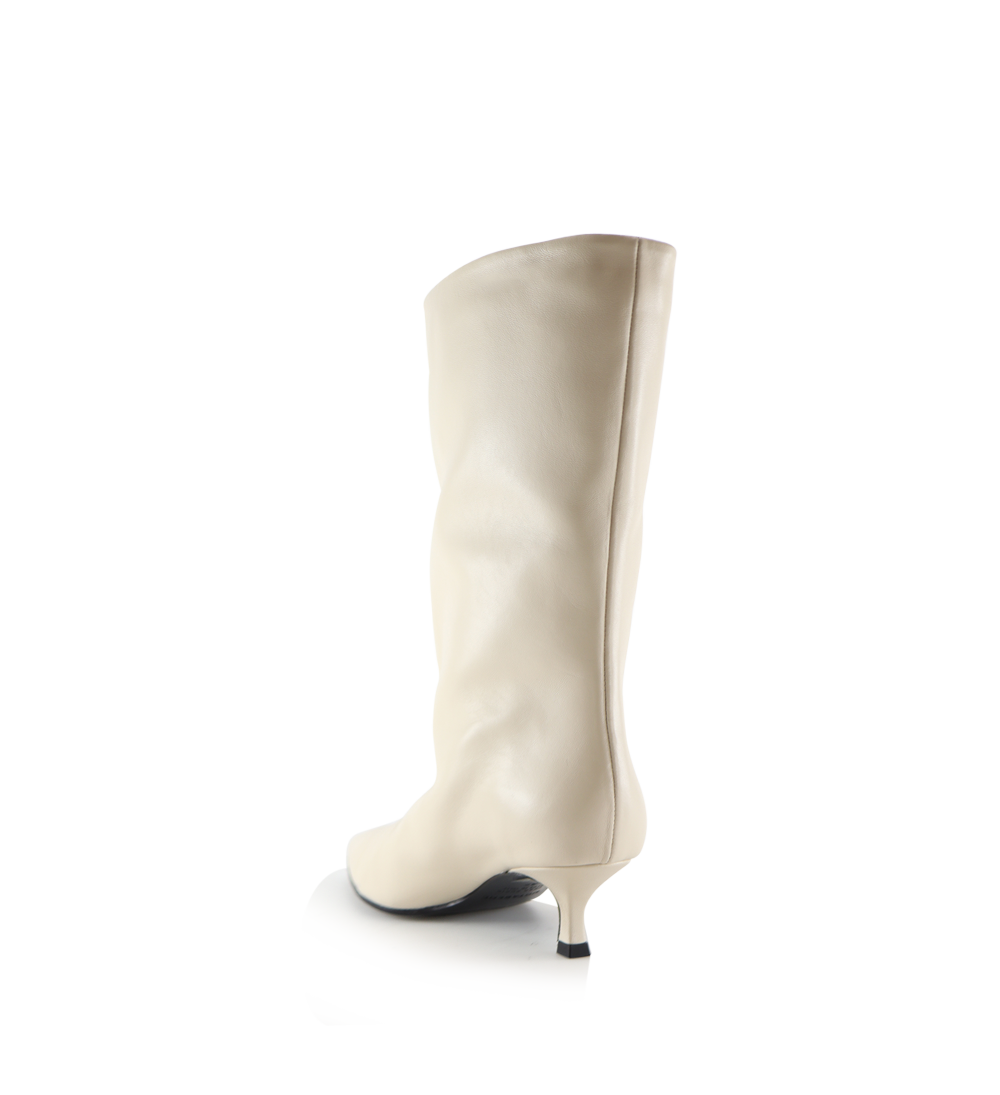 Greer 40 støvler, off-white læder