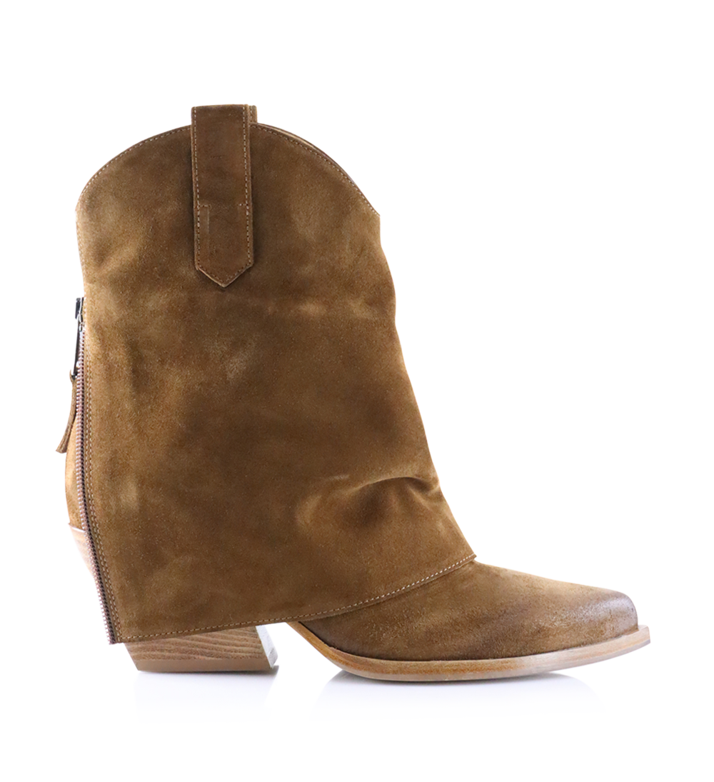 Zorro 60 boots, light brown suede