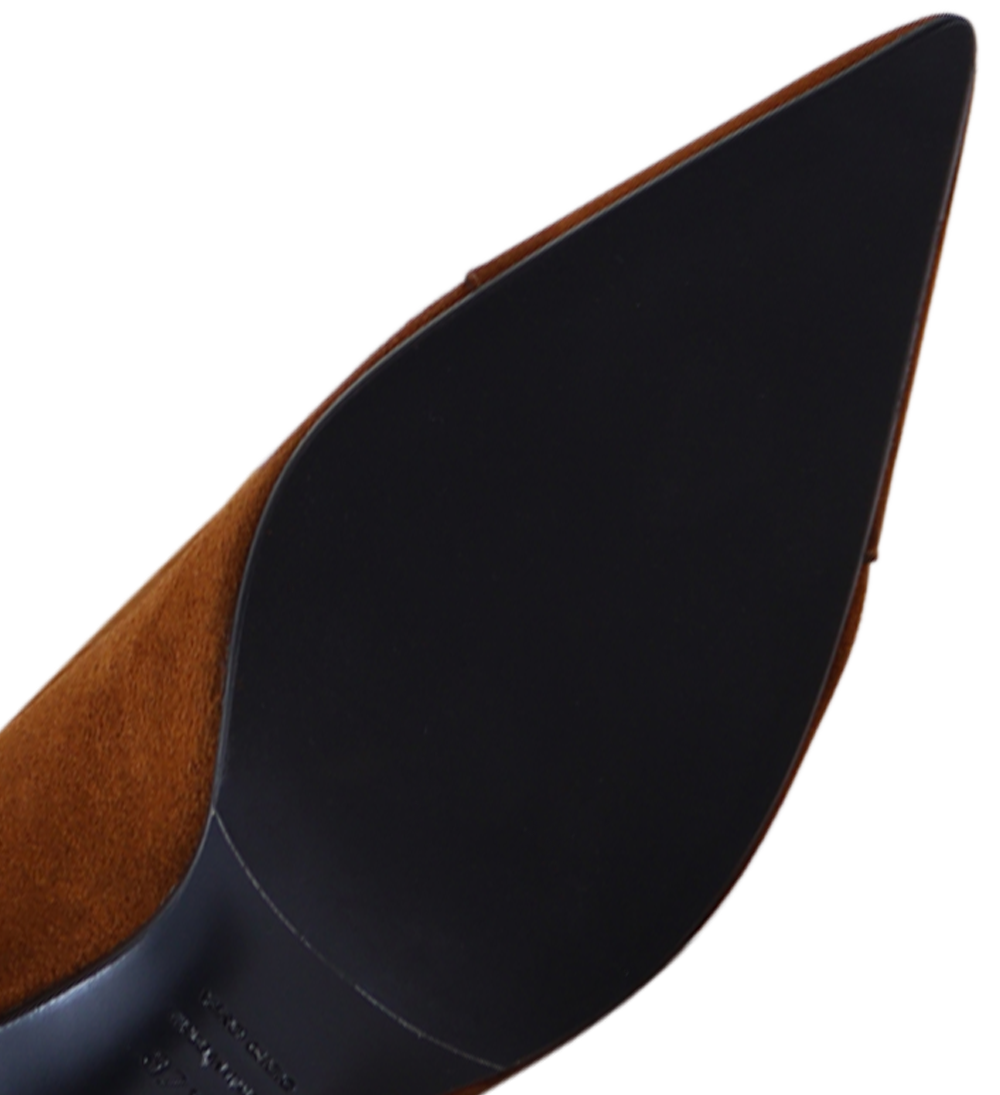 Angie 75 støvler, cognac ruskind