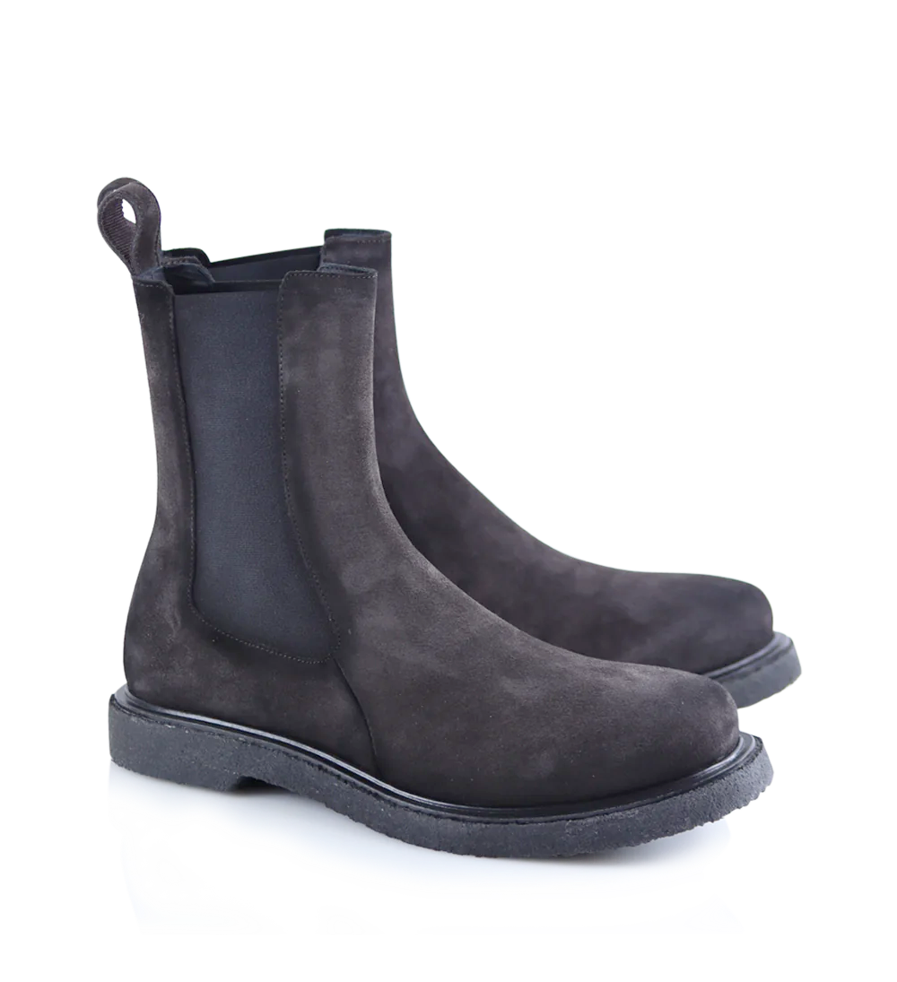 Rocco chelsea støvler, brun ruskind