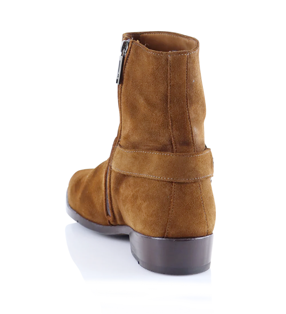 Lenny boots, brown suede
