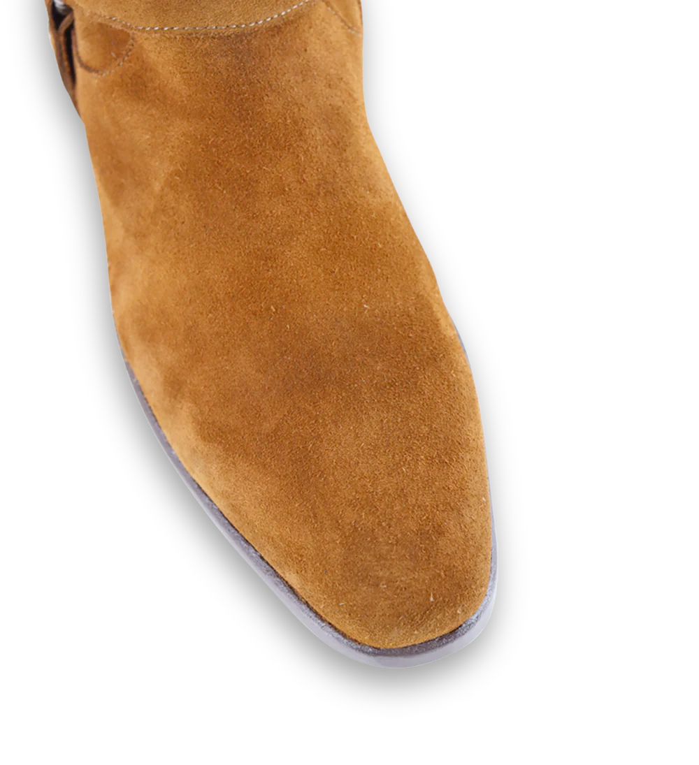 Lenny boots, brown suede