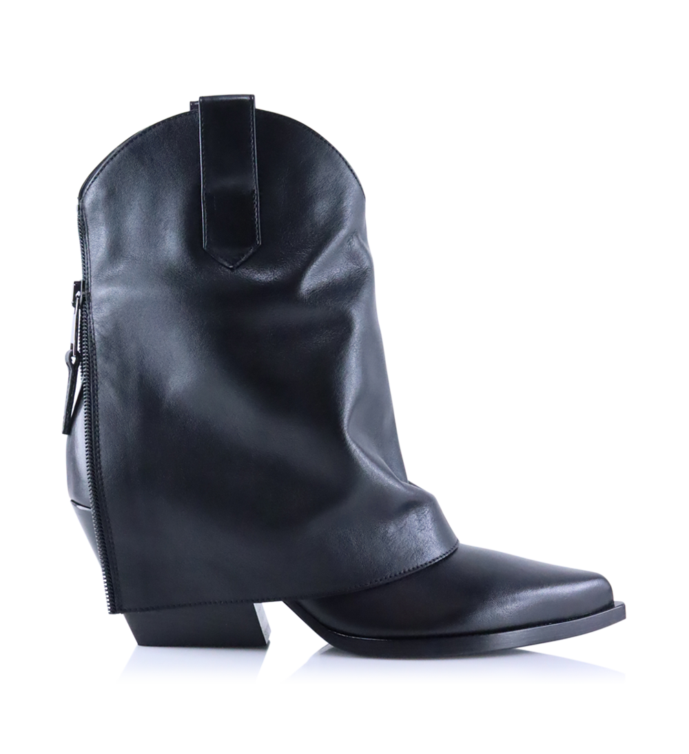 Zorro 60 boots, black leather