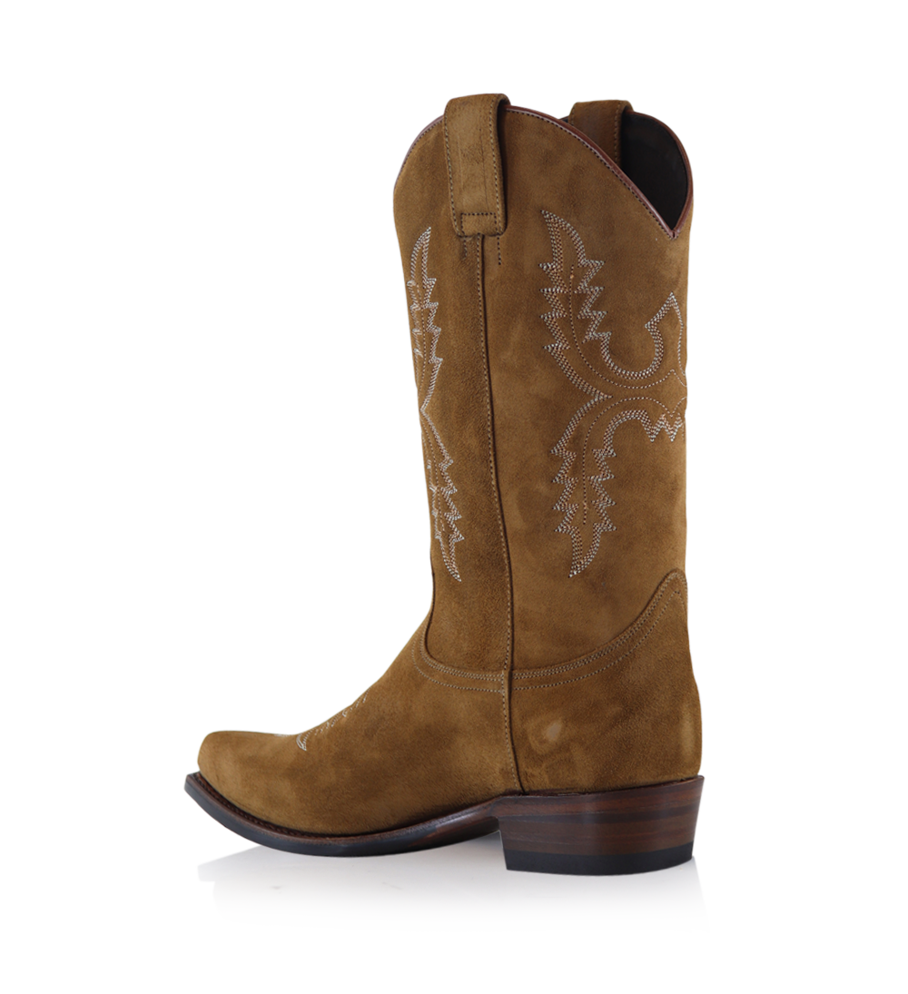 Diego 30 cowboy støvler, brun ruskind