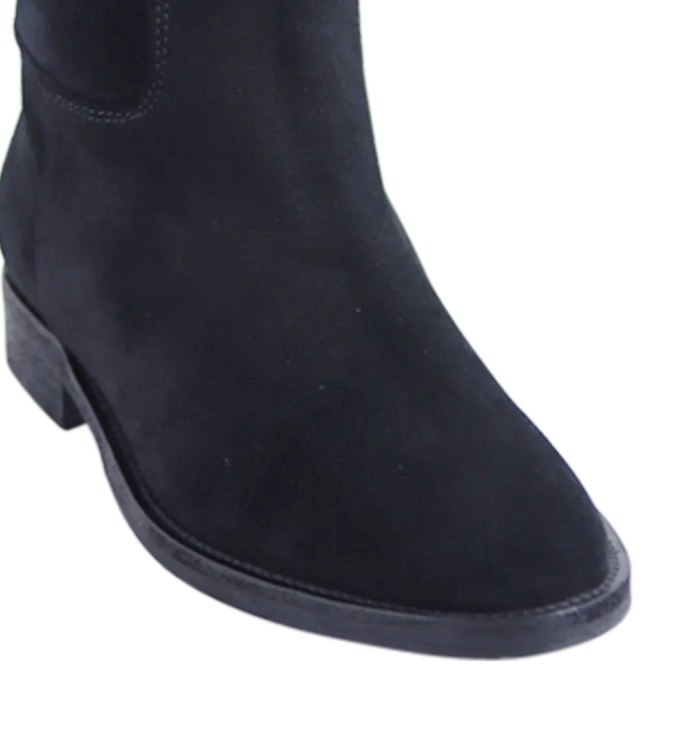 Isabel boots, black suede