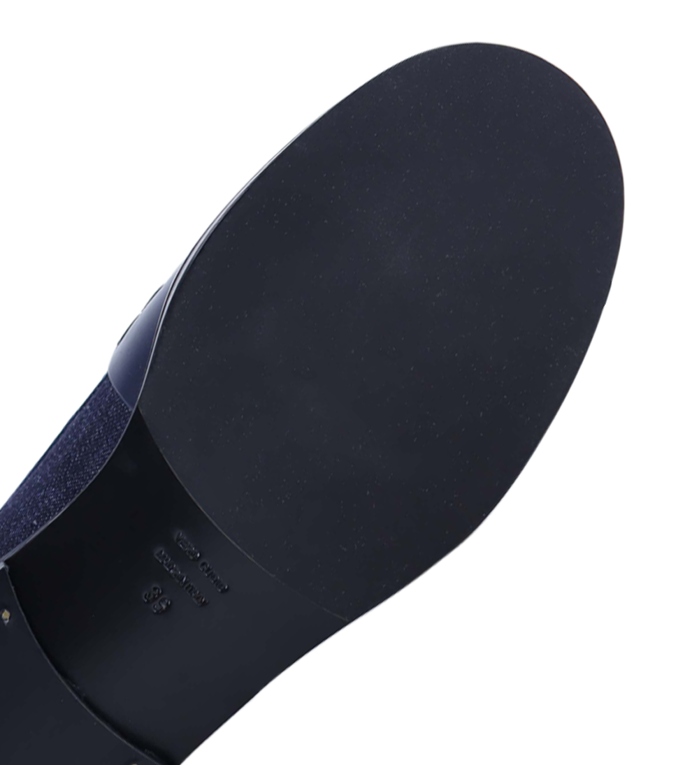 Blondie loafers, denim