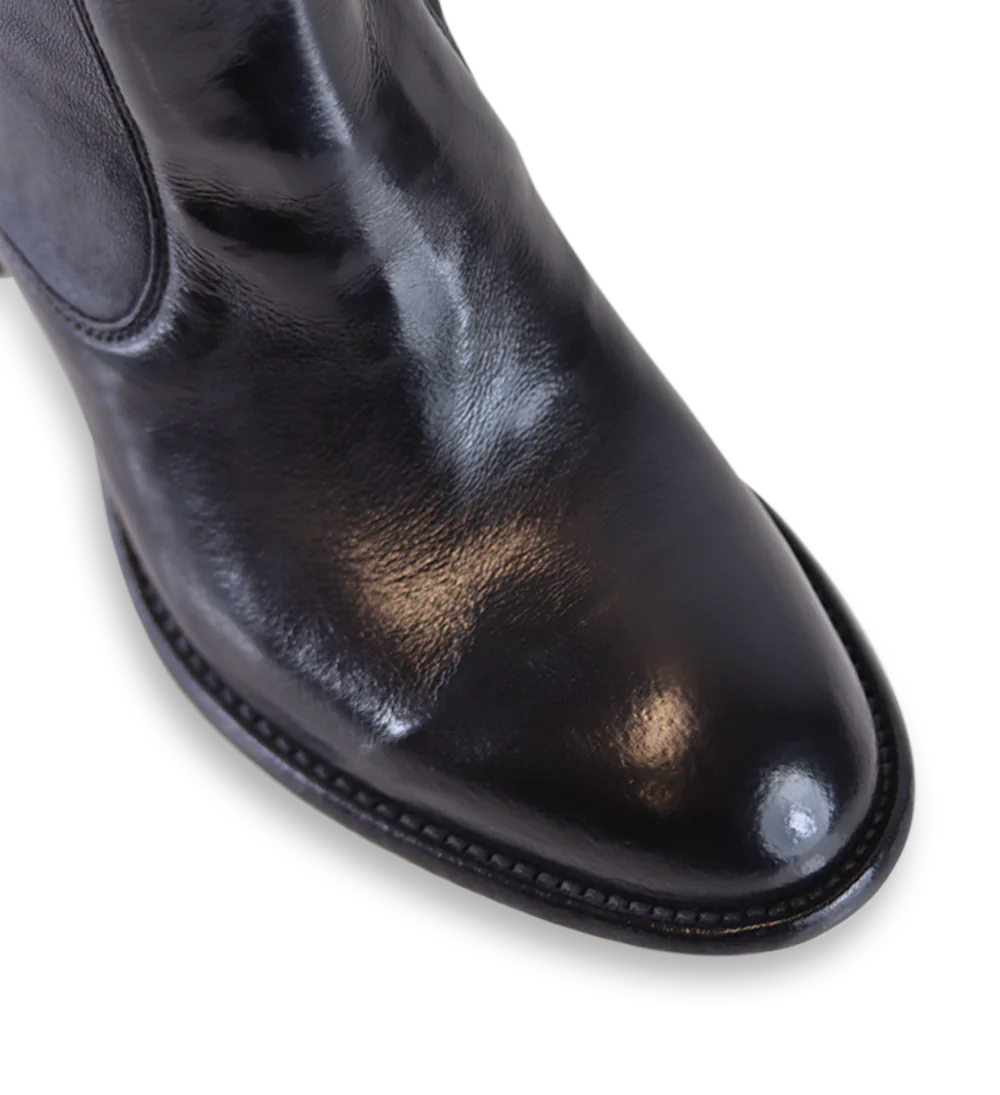 Norma chelsea boots, black leather
