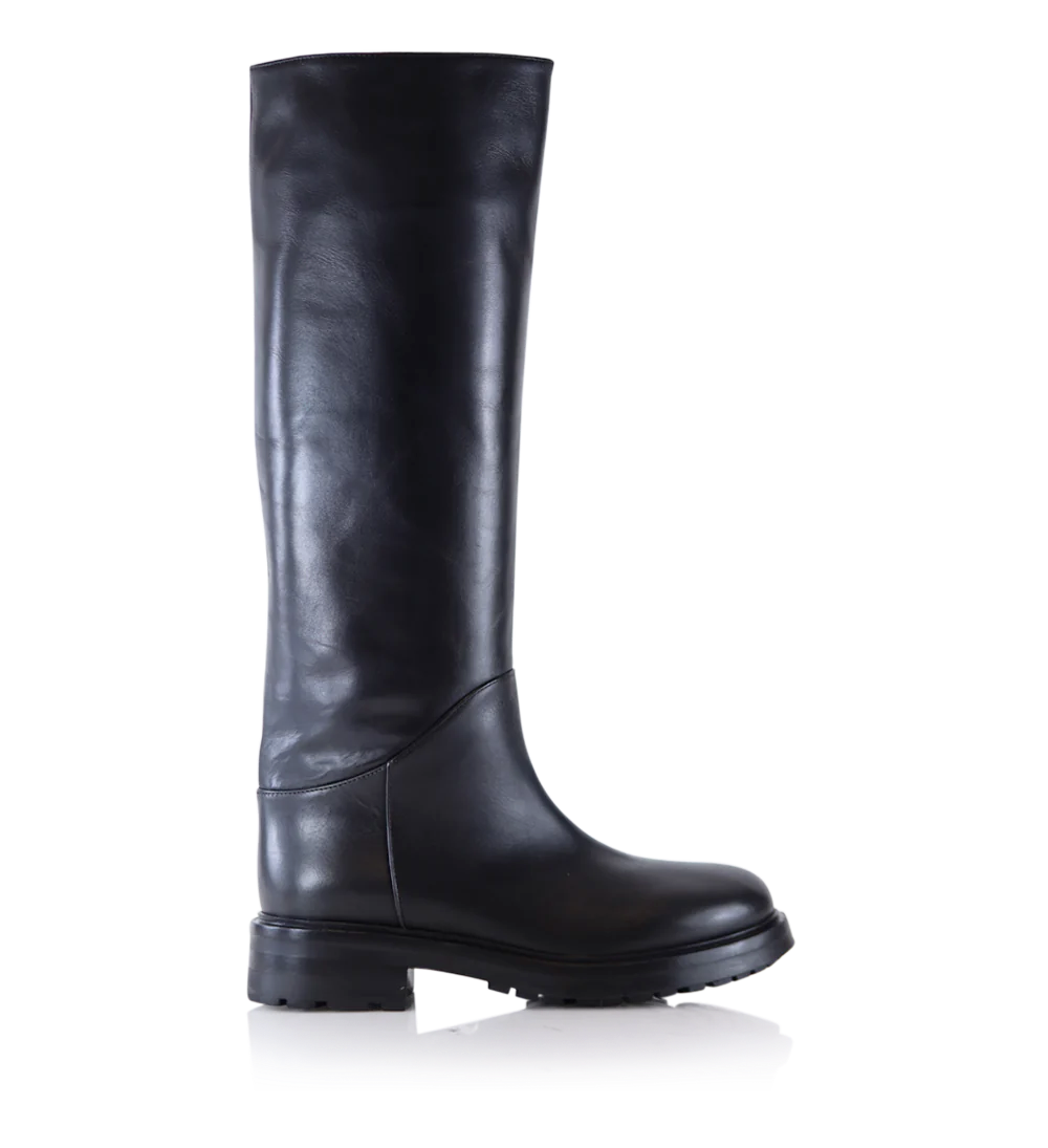 Alva II boots, black leather