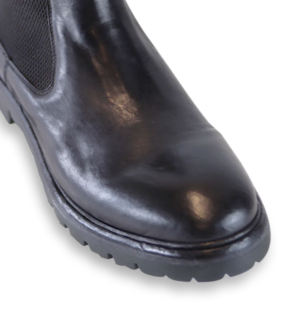 Marcello chelsea boots, black leather