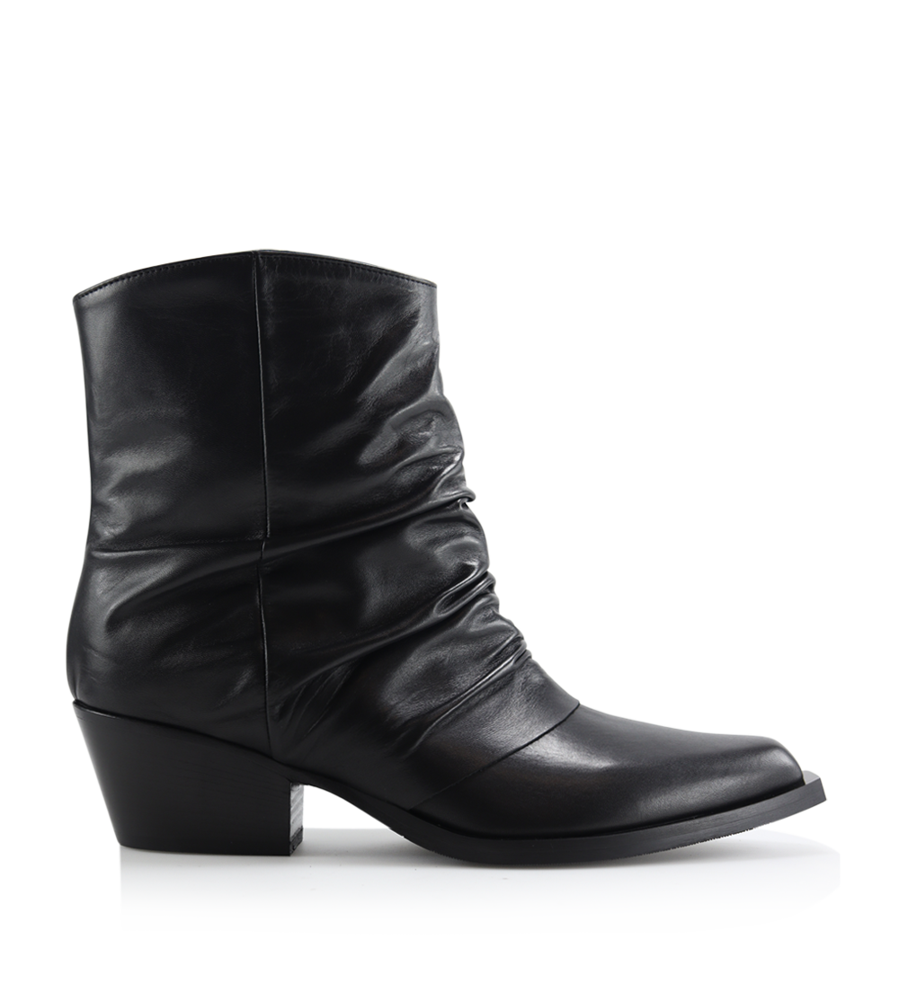 Luciana 50 boots, black leather