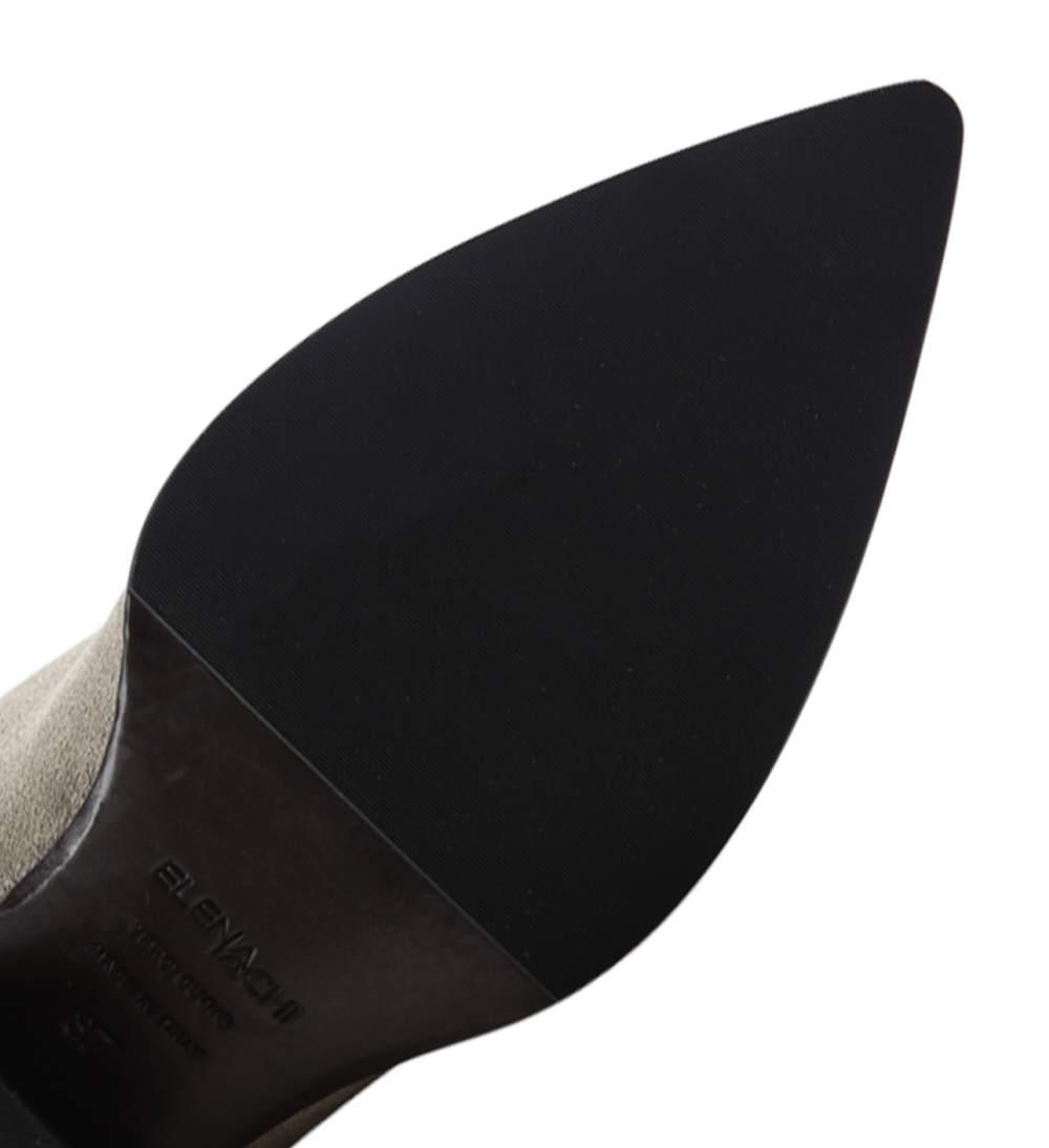 Dorothea 40 cowboy støvler, grå ruskind