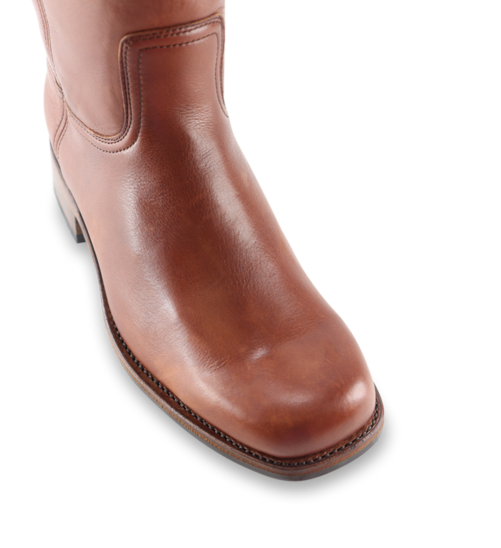 Achilla støvler, brun læder