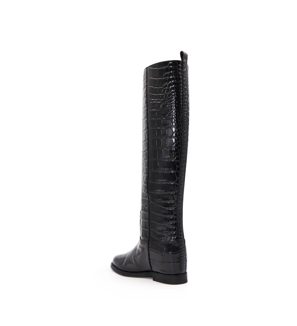 Isadora 30 støvler, sort croco