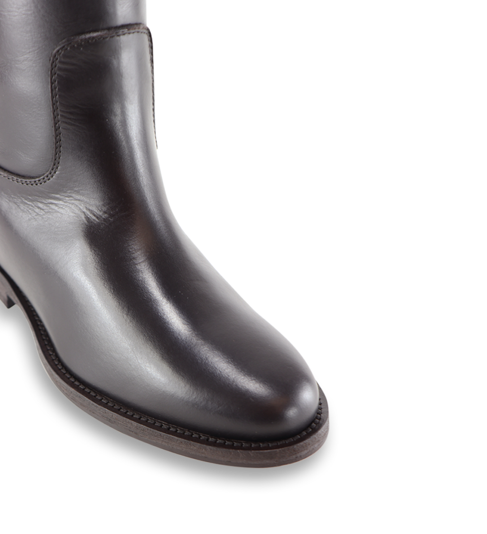 Isadora 30 boots, dark brown leather