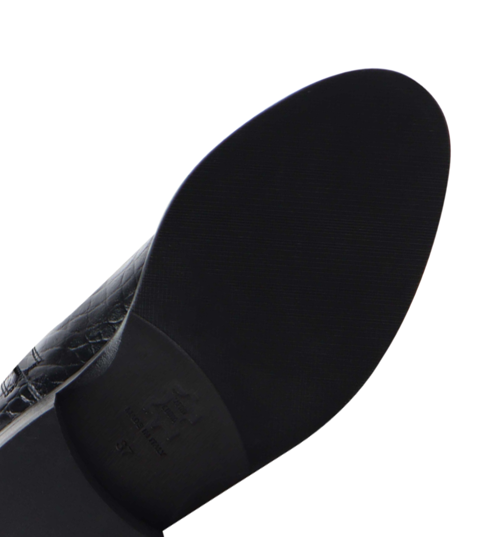 Izella støvler, sort croco