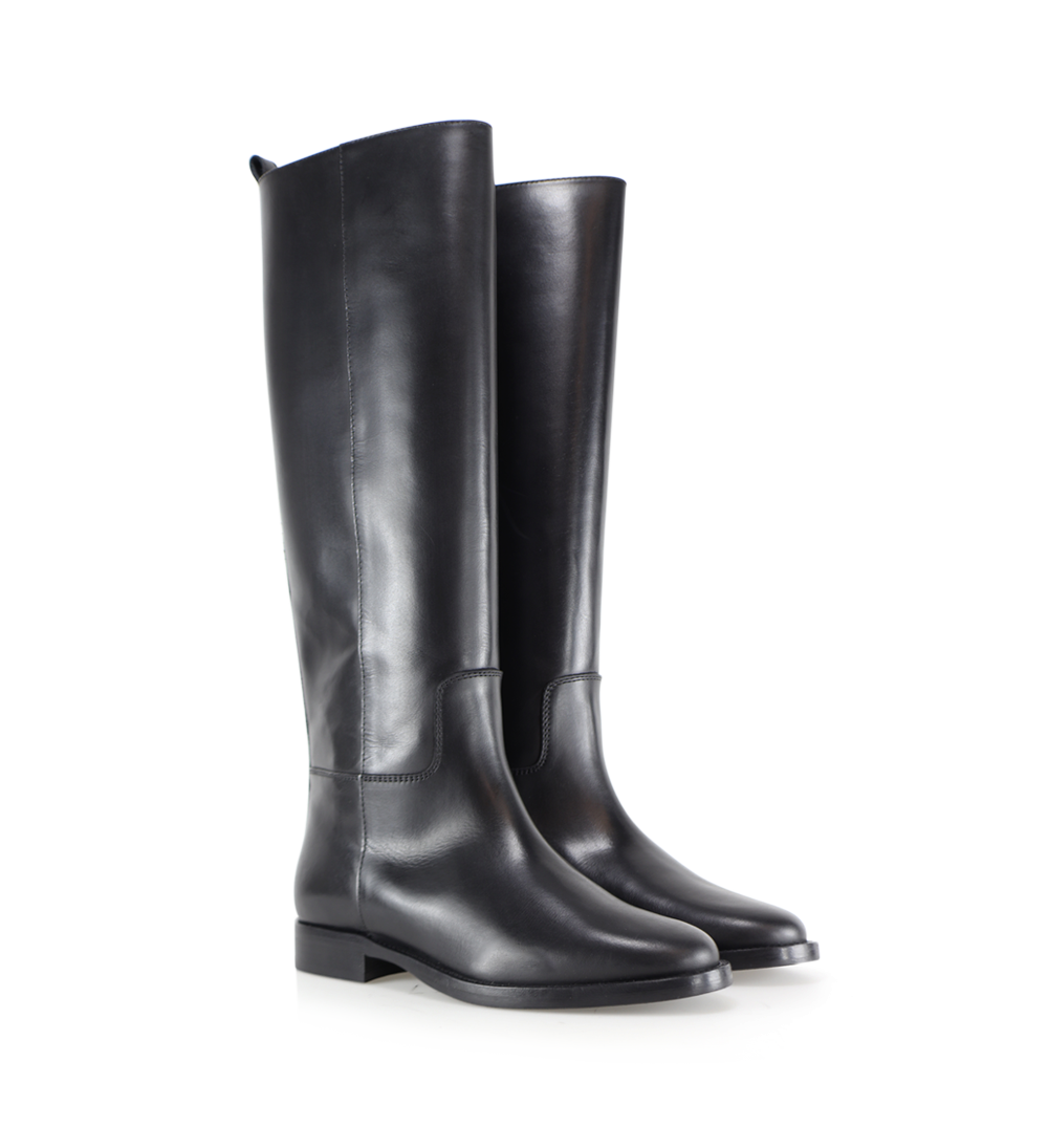 Izella støvler, sort læder