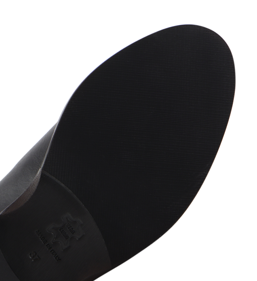 Izella støvler, mørkebrun læder