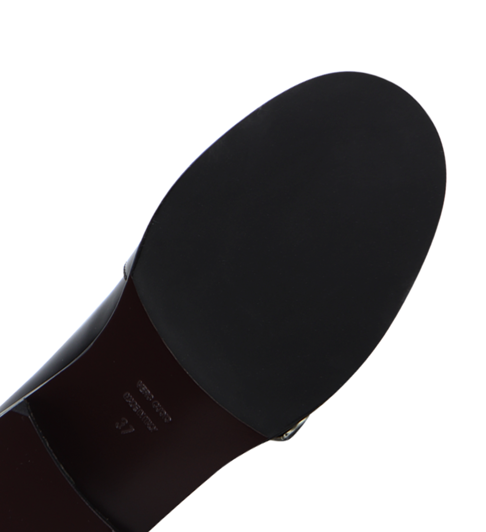 Corinna loafers, sort ko pels